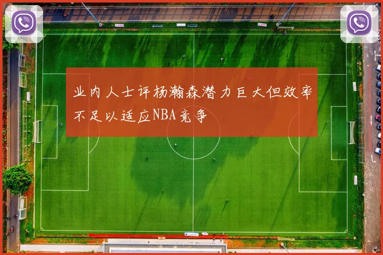 业内人士评杨瀚森潜力巨大但效率不足以适应NBA竞争